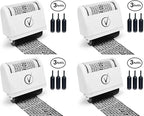 Vantamo Identity Protection Roller Stamps Wide Kit, Including 3-Pack Refills by Vantamo