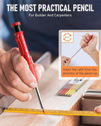 Nicpro 4 Pack Carpenter Pencils - Image 6