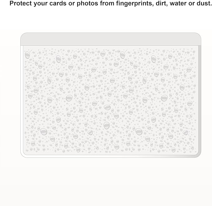 Clear Adhesive 3" x 5" Index Card Pockets - Image 6
