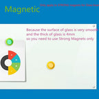 Magnetic Glass Writeboard 48"X36" Premium Tempered Dry Erase Boards Wall - Image 3