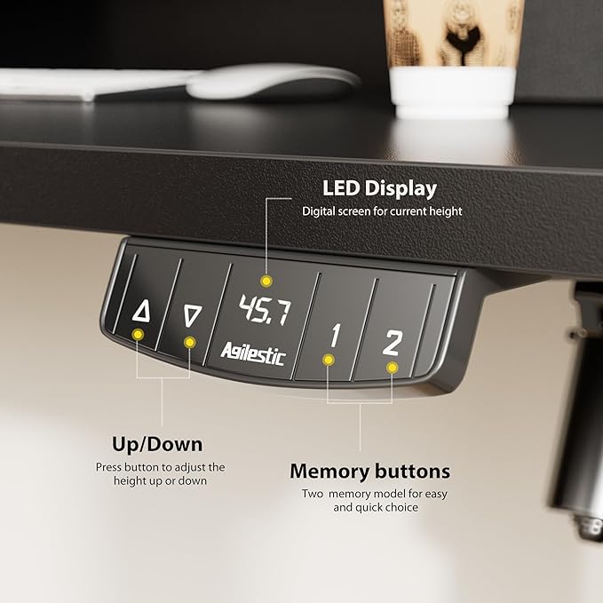 Agilestic 55 x 24 Inches Electric Standing Desk - Image 7