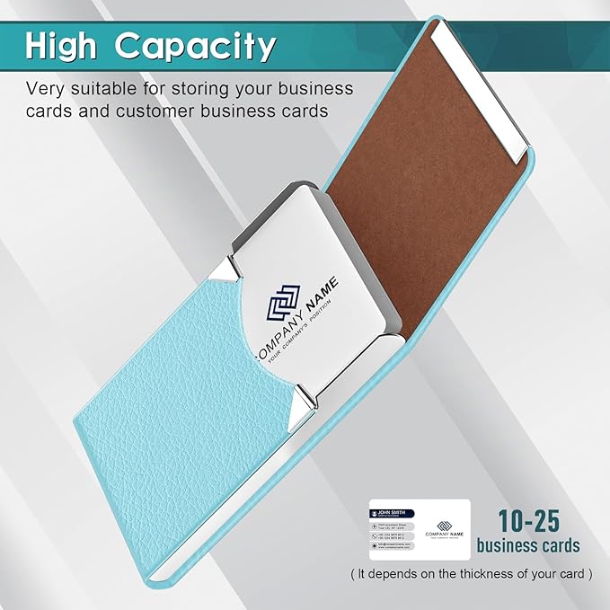DMFLY Business Card Holder, Pocket Business Card Case, Slim Card Holders - Image 5