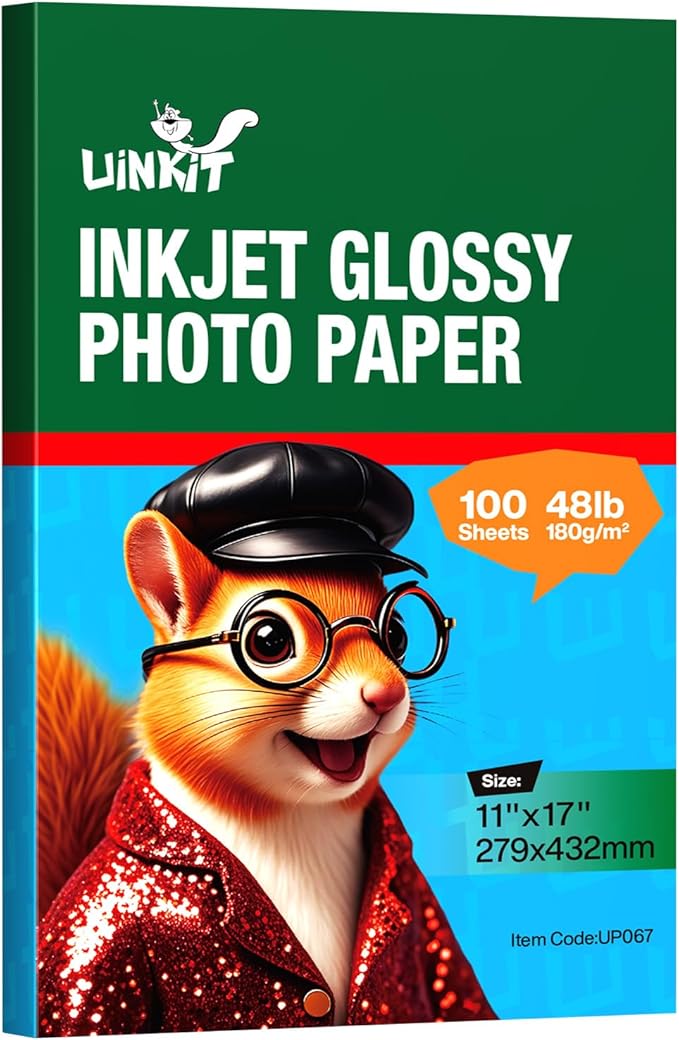 Uinkit Glossy Photo Paper 11x17 Inches 100 Sheets by UinkitHandicraftsandConservationSpecialist