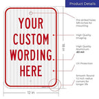 Custom Sign, Personalized Metal Signs, Customize - Image 3