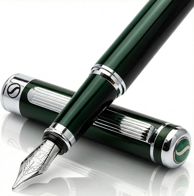 Scriveiner British Racing Green Fountain Pen by Scriveiner