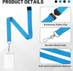 12-Pack Sky Blue Breakaway Lanyards - Image 4
