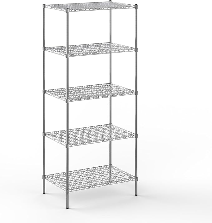 Regal Altair 24" Deep x 36" Wide x 86" Height Wire Shelving Kit | 5-Tier | NSF by Regal+Altair