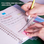 Golcellia Sticky Tabs, 70 Colors, 1400 Pieces, Repositionable Labels, Index Tabs - Image 8
