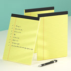 Yellow Legal Pads 8.5×11 Paper Tablets, College Ruled Yellow Writing Pads 3 - Image 7