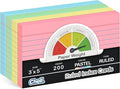 Chell Extra Heavyweight Index Cards 3x5 Inch, No Bleed-Through, Ruled Front and by chell