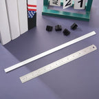 Epakh 8 Pieces Metal Hanging Divider Rail Clip File 4 Pieces File Cabinet Rails - Image 6