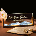 Desk Name Plate Personalized, Custom Office Light Up Name Plate - Image 8
