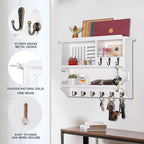 Mutsault Key Holder for Wall, Mail and Key Holder for Home Decor, Key and Mail - Image 6