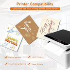 Guakicae 60 Sheets Cream Cardstock 4 x 6 Ivory Paper, 300gsm/110lb Heavyweight - Image 5