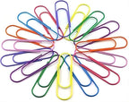 CasaVibe 50 Pack 4 Inches Jumbo Paper Clips, Vinyl Coated Multicolored Extra - Image 4