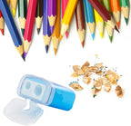 KIDMEN 12 PCS 2 Holes Small Manual Pencil Sharpener - Image 2