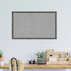 Amanti Art Grey Framed Magnetic Board 26x42 Large Vision Board - Image 5