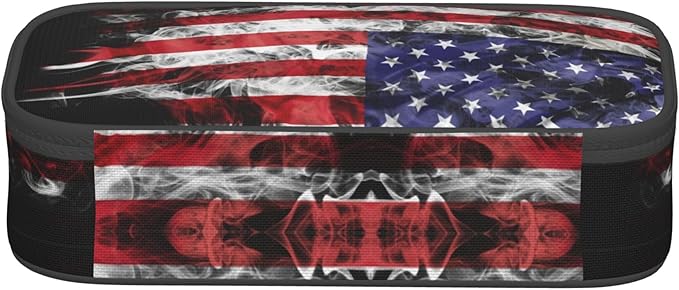 YIJIUWKIS Kids Pencil Case for Boys Girls, Usa Flag Style Pencil Pouch Big - Image 7