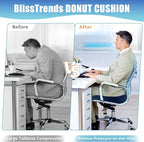 BlissTrends Donut Pillow Seat Cushion, Donut Chair Cushions - Image 5