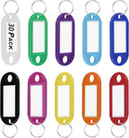 Key Labels, Key Tags, 30 Pack Plastic Key Tags by BUYNOWFROMLhocm