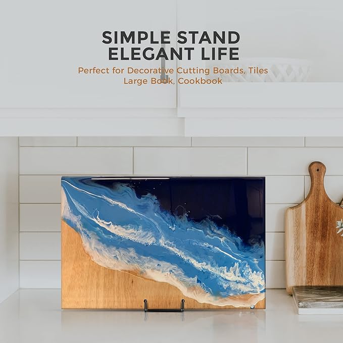 TR-LIFE Plate Stands/Holder for Display, 8 Inch, Metal Frame for Picture - Image 6