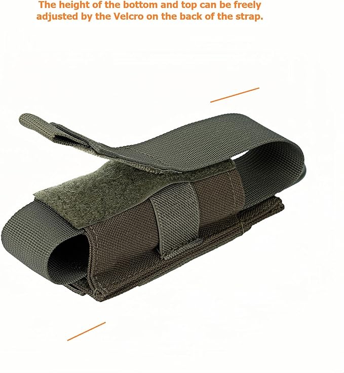 Tactical Flashlight Holster MOLLE Torch Holder MK4 OC/Mace Pepper Spray - Image 5
