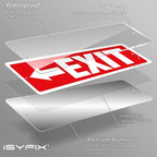 iSYFIX Exit Signs 12 Pack 12x4 Inch - Image 9