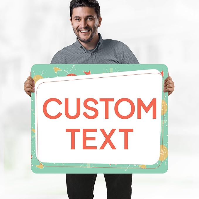 Custom Sign, Custom Street Sign, 11 Font Colors, 13 Font Styles, 4 Hole Options - Image 2