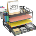 Marbrasse Desk Organizer and Accessories4-Tier Paper File Letter Tray by Marbrasse