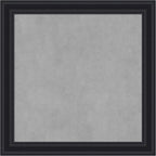 Amanti Art Black Framed Magnetic Board 24x24 Medium Vision Board by AmantiArt