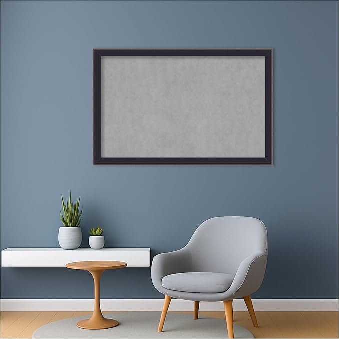 Amanti Art Black Framed Magnetic Board 23x35 Large Vision Board - Image 7