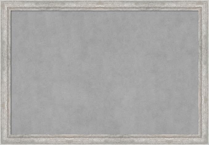 Amanti Art Silver Framed Magnetic Board 27x39 Large Vision Board by AmantiArt
