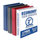 Samsill 2 Inch 3 Ring Binders, Made in USA, Economy Round Ring, 425 Sheet by Samsill