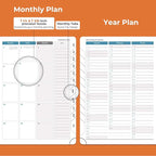 IN-LUXPRO Planner 2026 Daily Weekly and Monthly, 12 Months Spiral Bound - Image 4