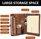 Geslun Personalized Vegan Leather Portfolio, Legal Size 8.5 x 14 Pad Holder - Image 7