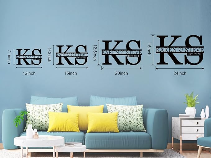 Personalized Metal Letters Sign, Anniversary Wedding Gifts Letters - Image 4