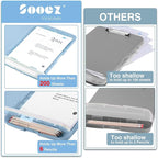 Sooez Clipboards with Storage, High Capacity Clip Boards 8.5x11 with Pen Holder - Image 3