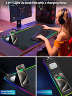 XXL Mouse Pad with Phone Holder - Image 7