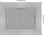 Amanti Art Silver Framed Magnetic Board 25x31 Medium Vision Board - Image 4