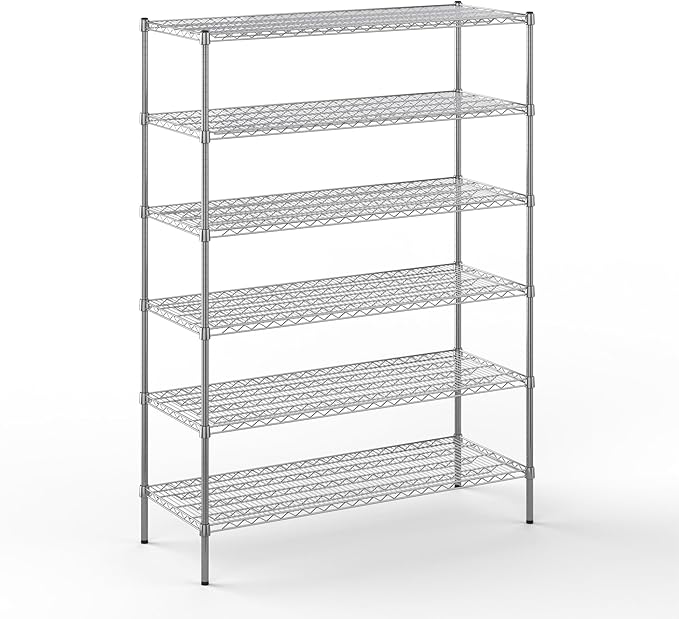 Regal Altair 21" Deep x 54" Wide x 74" Height Wire Shelving Kit | 6-Tier | NSF by Regal+Altair