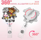 Aoryalps Meow Meow Retractable Badge Reel Holder Retractable - Image 4