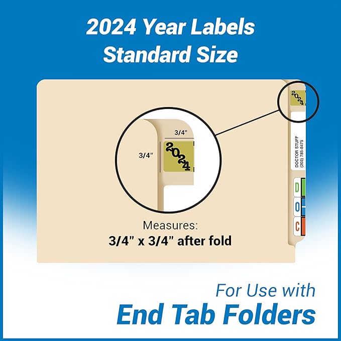 2024 Year Labels, Doctor Stuff 2024 Chart Stickers, Ringbook Sheets, Jeter Style - Image 4