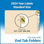 2024 Year Labels, Doctor Stuff 2024 Chart Stickers, Ringbook Sheets, Jeter Style - Image 4