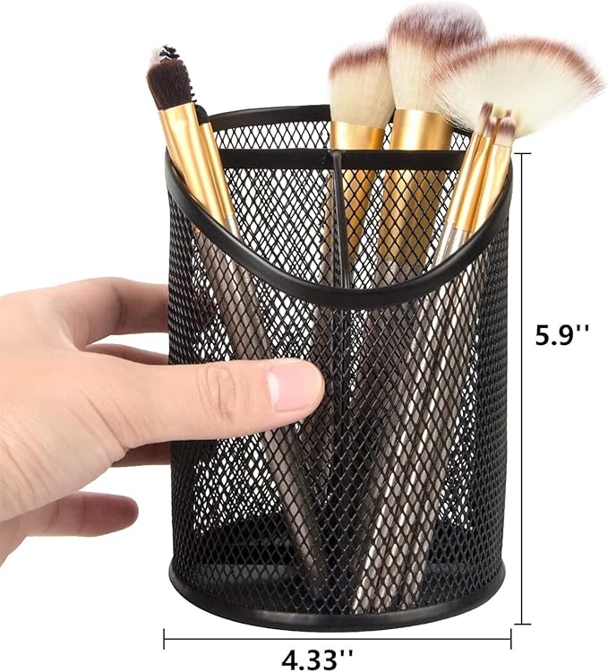 MINDEPOT 2 Pack Mesh Pencil Holder Pen Cup - Image 3