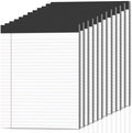 12-Pack Legal Pads 8.5"x11" Wide Ruled Note Pads by Nichela