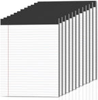 12-Pack Legal Pads 8.5"x11" Wide Ruled Note Pads by Nichela