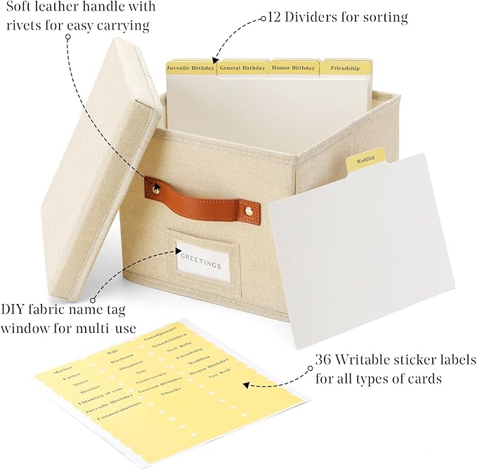 TARSUKA Greeting Card Organizer - Image 4
