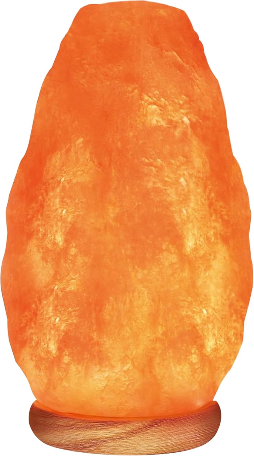 Himalayan Glow Salt Lamp with Touch Dimmer Switch, 5-7 lbs, Natural Pink Crys...