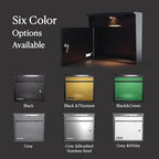 Solar Wall Mount Mailbox for Outside - Image 9