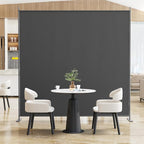 Helios&Hestia 1-Panel 6 ft Tall Indoor Folding Room Divider, Portable Privacy - Image 2